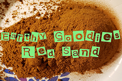 Earthy Goodies Red Edible Sand.